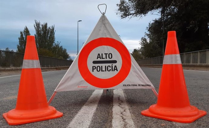 Control de la Policía Foral.