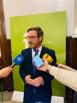 El coordinador general del PP de Jaén, Miguel Contreras, en una imagen de archivo.