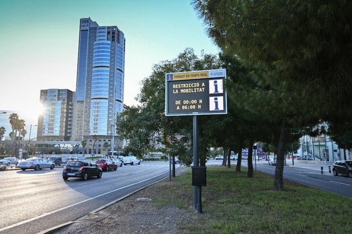 Aviso de restricción a la movilidad en Valncia