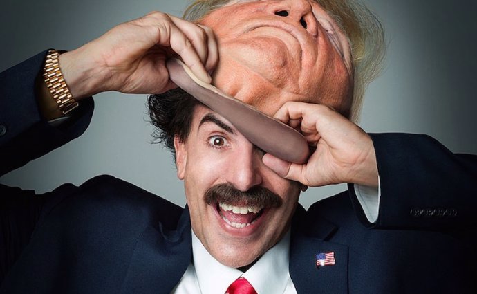 Sacha Baron Cohen (Borat 2) responde a los insultos de Donald Trump y le llama "payaso racista"