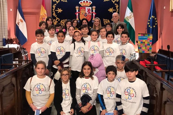 Último Pleno de la Infancia, celebrado el 28 de noviembre de 2019 en el Ayuntamiento de Alcalá de Guadaíra (Sevilla).