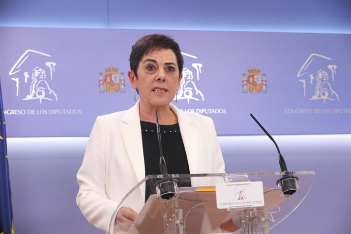 La portavoz parlamentaria de Bildu, Mertxe Aizpurua