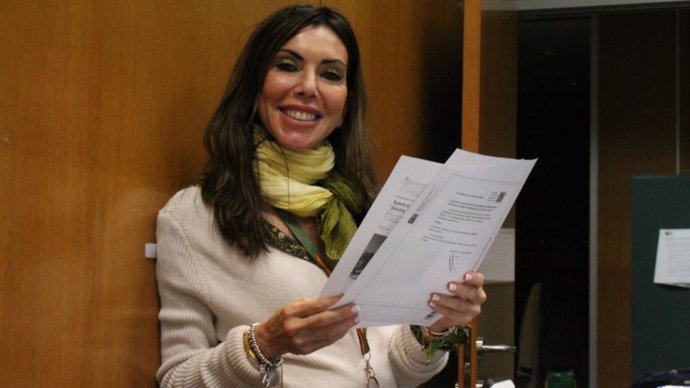 La diputada de Vox en las Cortes de Aragón, Marta Fernández.