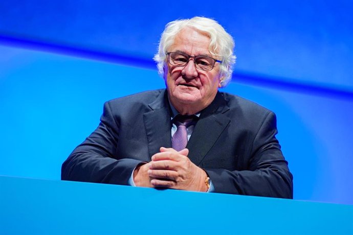 15 May 2019, Baden-Wuerttemberg, Mannheim: Hasso Plattner, Chairman of the Supervisory Board of the software group SAP, pose for a picture during the annual general meeting of the German multinational software corporation SAP. Photo: Uwe Anspach/dpa