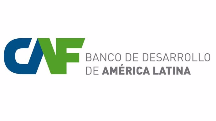 Logo del banco de desarrollo de América Latina CAF