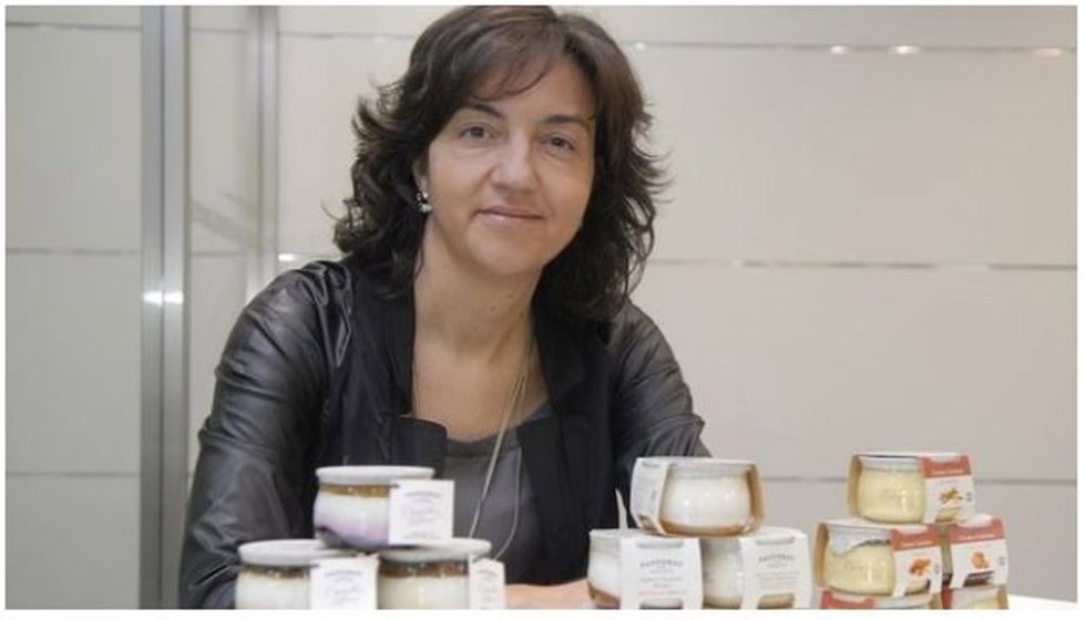 La directiva de la empresa Pastoret de Sant Guim de Freixenet, (Lleida), Teresa Valls.