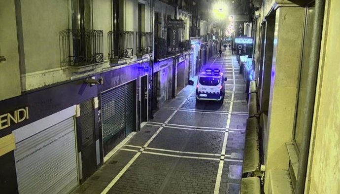 Vehículo de la Policía Municipal de Pamplona.