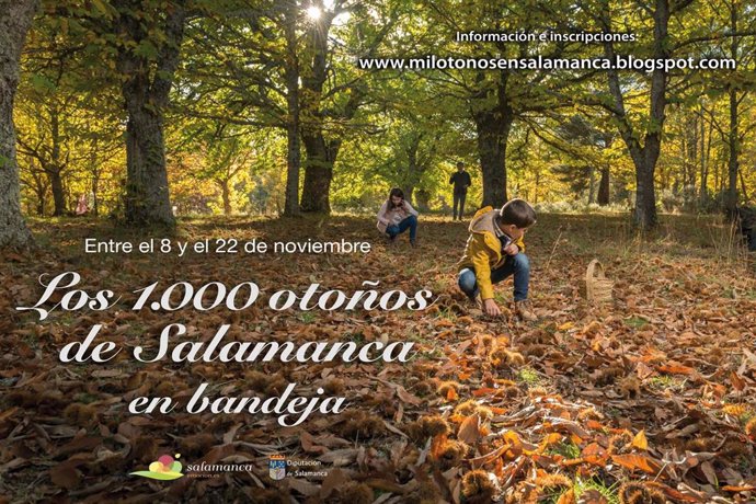 Cartel de la iniciativa 'Los 1000 otoños de Salamanca'.