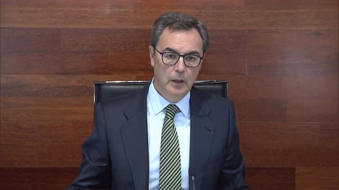 El consejero delegado de Bankia, José Sevilla, en la presentación de los resultados correspondientes al tercer trimestre de 2020.
