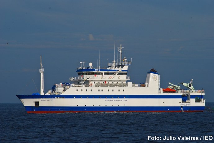 Cádiz.- El buque 'Miguel Oliver' evaluará los recursos pesqueros y el medio marí