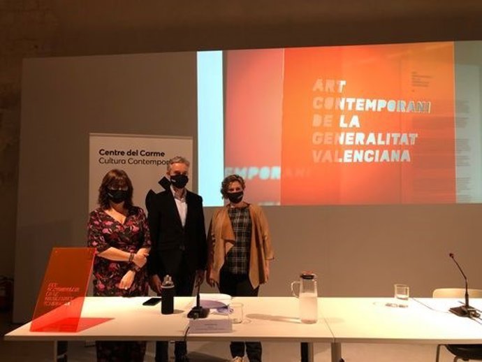 Prewsentación de la adquisición de 37 obras de arte de artistas valencianos y residentes en el territorio valenciano, que se incorporan a la Colección de Arte Contemporáneo de la Generalitat Valenciana.