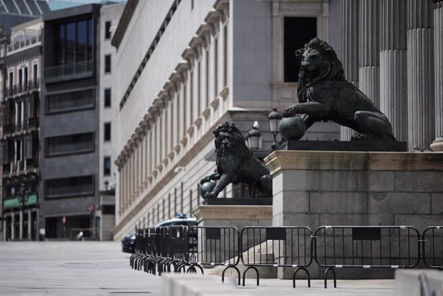 Fachada del Congreso de los Diputados