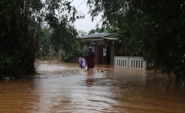 Imagen de archivo de las recientes inundaciones en Vietnam.