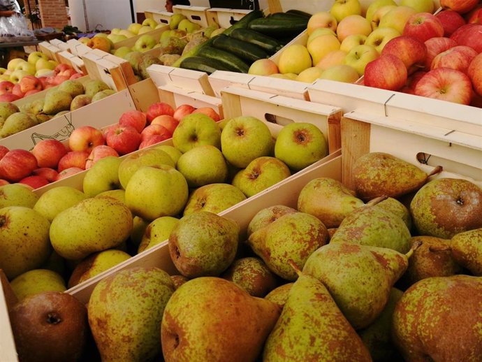 Fruta ecológica de la Feria del Valle del Manubles.