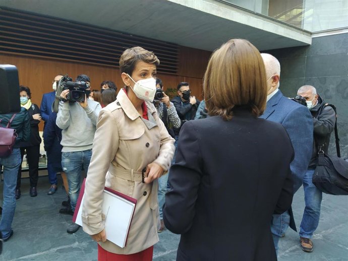 María Chivite, presidenta de Navarra.