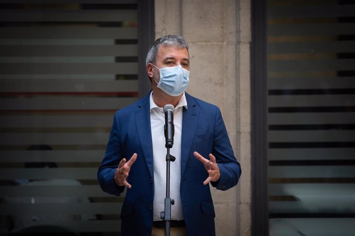 El primer teniente de alcalde de Barcelona, Jaume Collboni. En Barcelona, el 27 de julio de 2020.