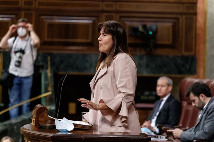 La portaveu de JxCat al Congrés dels Diputats, Laura Borrs.