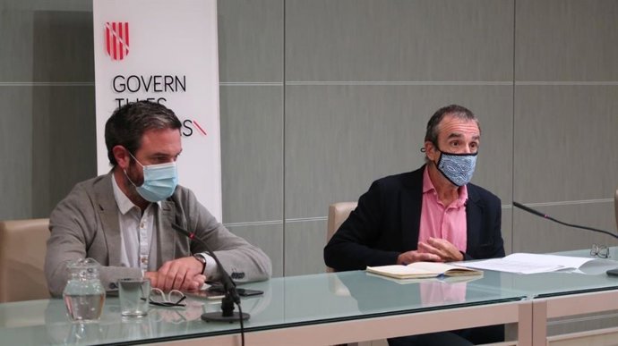 El vicepresidente Juan Pedro Yllanes en la rueda de prensa.