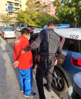 Detención de un hombre por un delito de malos tratos en Palma