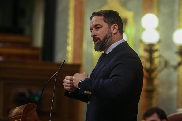 El líder de Vox, Santiago Abascal