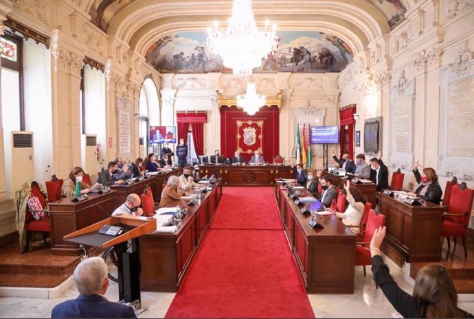 Pleno del Ayuntamiento de Málaga del mes de octubre
