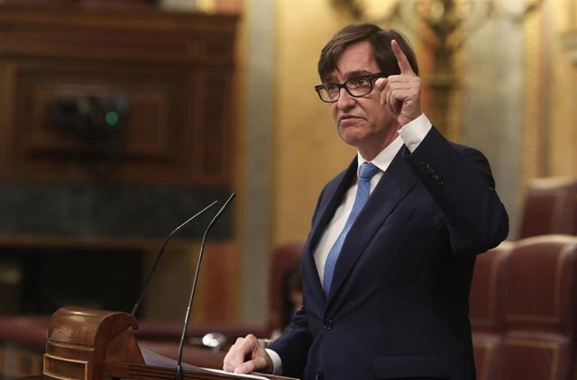El Congreso extiende el estado de alarma hasta mayo, aunque con posibilidad de levantarlo en marzo El ministro de Salud, Salvador Illa.