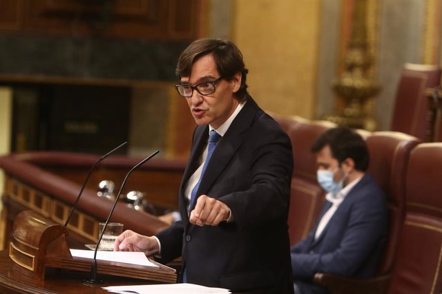 El ministre de Sanitat, Salvador Illa, al Congrés dels Diputats. Madrid, (Espanya), 29 d'octubre del 2020. 