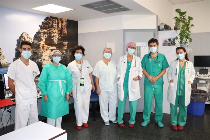 Parte del Equipo de la Unidad de Ictus del Hospital Juan Ramón Jiménez de Huelva.