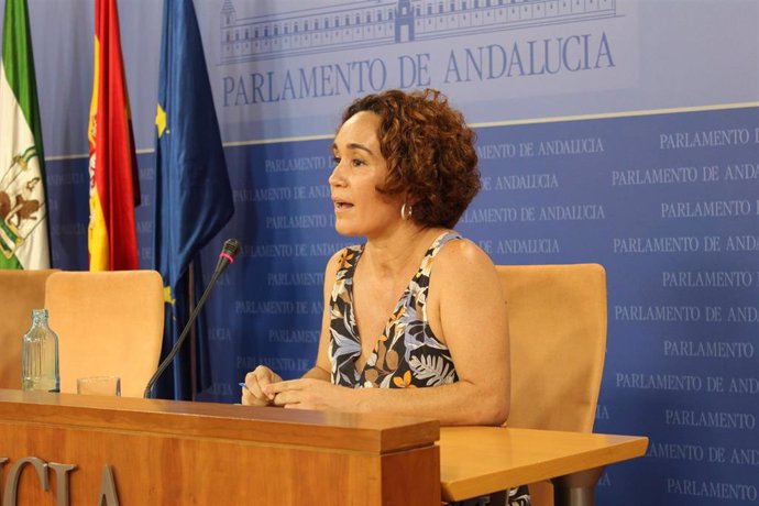 Ana Naranjo en el Parlamento andaluz, en una imagen de archivo.