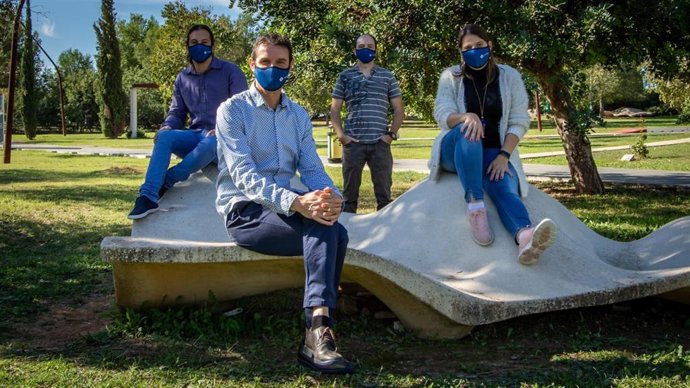 Los investigadores de la UIB Guillem Seguí, José Antonio Jurado, Antoni Busquets y Margalida Gomila