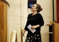 Ana Naranjo, vocal de Adelante en la Mesa de Parlamento por Maribel Mora, que critica que no la han informado del relevo