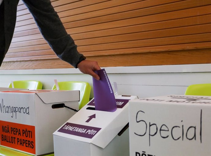 Imagen de las pasadas elecciones en Nueva Zelanda.