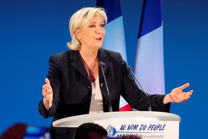 Marine Le Pen, líder de Reagrupación Nacional