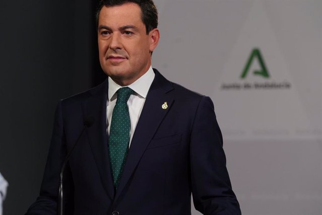 El presidente de la Junta de Andalucía, Juanma Moreno, en una foto de archivo.