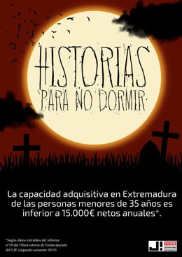 Jóvenes de CCOO lanza la campaña Historias para no dormir