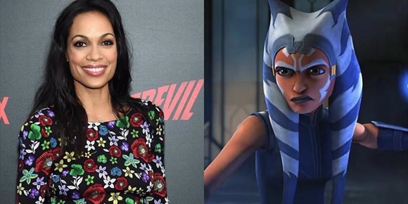 8. The Mandalorian: Disney+ confirma a Rosario Dawson como Ahsoka Tano en la temporada 2