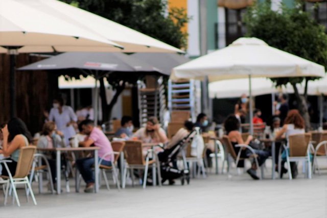 Terraza de hostelería de Mérida