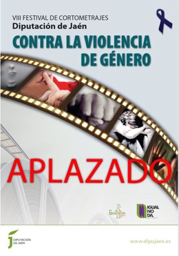 Cartal comunicando el aplazamiento del Festival de Cortometrajes contra la Violencia de Género