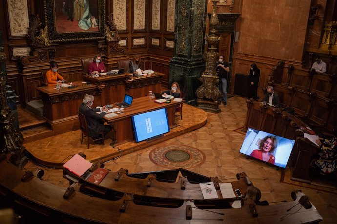 El pleno del Ayuntamiento de Barcelona