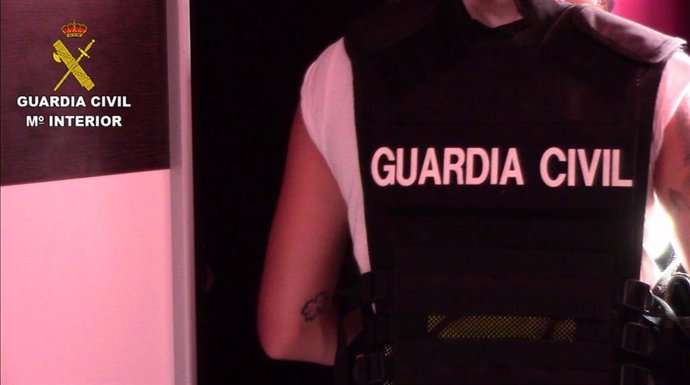 Guardia Civil en la operación Titanum, en agosto de 2018.