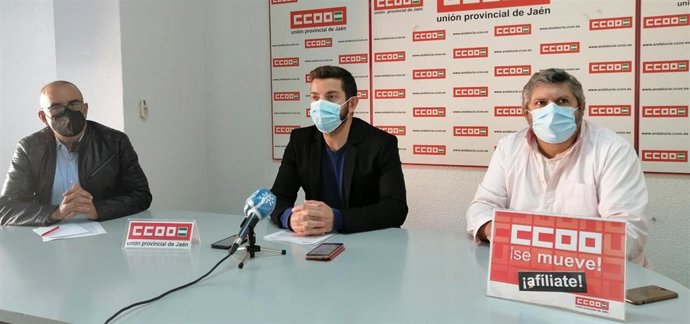 Rueda de prensa de CCOO sobre la situación de las residencias de la Junta de Andalucía en la provincia de Jaén