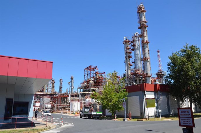 Planta química de Cepsa en Palos de la Frontera (Huelva).