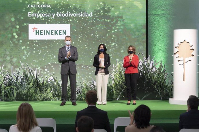 Heineken España recibe el Premio Europeo de Medio Ambiente de la Fundación Biodiversidad.