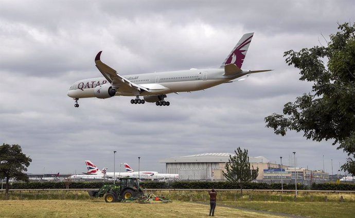 Avión de Qatar Airways