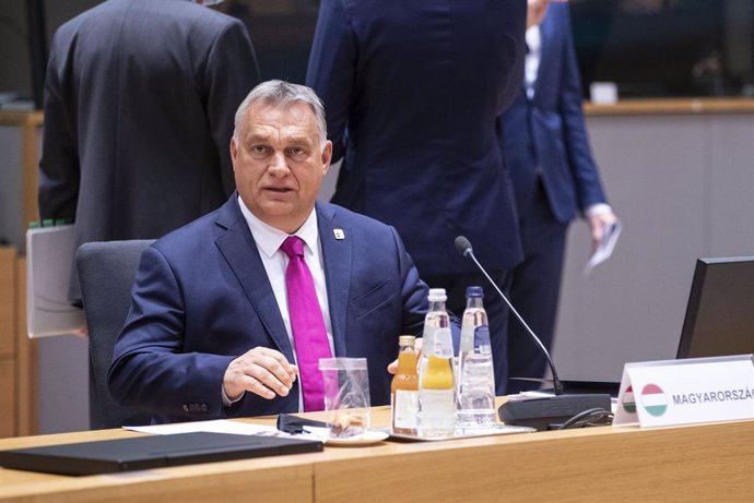 HANDOUT - 15 October 2020, Belgium, Brussels: Hungary's Viktor Orban attends a two days European Council summit focusing on Brexit negotiations. Photo: Zucchi-Enzo/European Council/dpa - ATTENTION: editorial use only and only if the credit mentioned abo