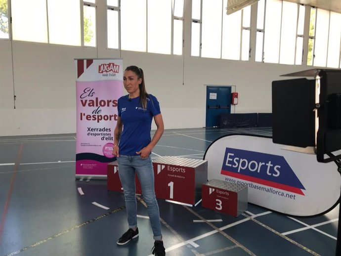 La ciclista Mavi García, una de las deportistas de Mallorca que participa en el programa 'Els valors de l'Esport'.