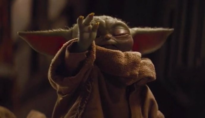 Baby Yoda en la primera temporada de The Mandalorian