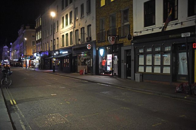 Una calle de Londres durante la pandemia de coronavirus. 