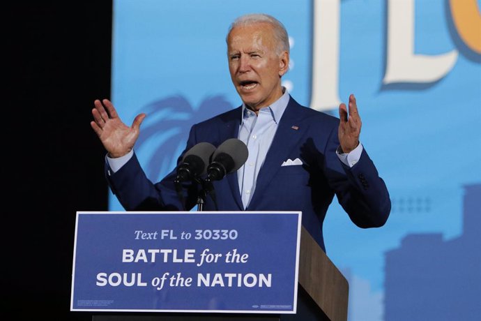 El candidato demócrata, Joe Biden.