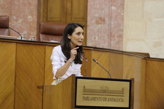 La parlamentaria andaluza de Ciudadanos (Cs) Mónica Moreno, en una foto de archivo.